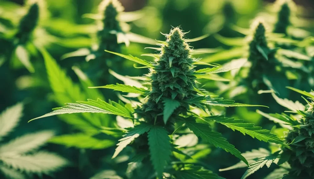 Die Ernte von Cannabis